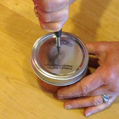 Punching a Hole in a Jar of Caviar